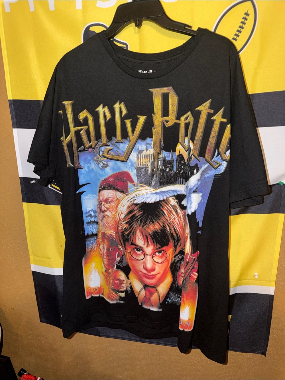Harry Potter & The Sorcerer’s Stone Movie Graphic T Shirt Men’s Size XXL New NT.